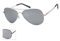 Load image into Gallery viewer, Sonnenbrille Pilotenbrille Pornobrille Spiegelbrille Perlglanz verspiegelt 400UV - chic - net.de
