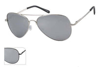 Load image into Gallery viewer, Sonnenbrille Pilotenbrille Pornobrille Spiegelbrille Perlglanz verspiegelt 400UV - chic - net.de
