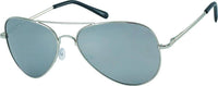 Load image into Gallery viewer, Sonnenbrille Pilotenbrille Pornobrille Spiegelbrille Perlglanz verspiegelt 400UV - chic - net.de
