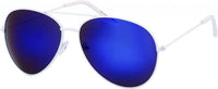 Load image into Gallery viewer, Sonnenbrille Pilotenbrille verspiegelt bunt Metall Unisex Brille 400 UV - chic - net.de
