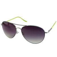 Load image into Gallery viewer, Sonnenbrille Unisex Pilotenbrille bunt Pornobrille Fliegerbrille getönt 400UV silber - chic - net.de
