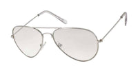 Cargar imagen en el visor de la galería, Sonnenbrille Unisex Pilotenbrille Fliegerbrille verspiegelt getönt 400UV Klarglas Pornobrille - chic - net.de
