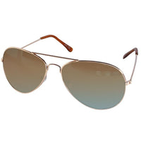 Cargar imagen en el visor de la galería, Sonnenbrille Unisex Pilotenbrille Fliegerbrille verspiegelt getönt 400UV Klarglas Pornobrille - chic - net.de
