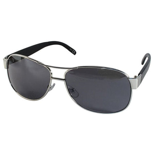 Sonnenbrille Unisex Pilotenbrille Pornobrille Fliegerbrille getönt 400UV silber grau getönt - chic - net.de