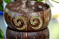 Load image into Gallery viewer, Spiralen Ohrringe S - Formen Spiralen Messing Brass antik golden Tribal Ohrhänger - chic - net.de
