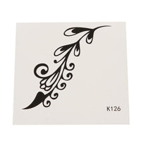 Load image into Gallery viewer, Tattoo schwarz Ranke verzweigt verziert geschlängelt Ornament einzeln 1 Bogen - chic - net.de
