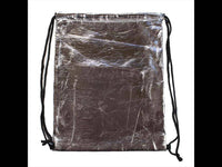 Load image into Gallery viewer, Turnbeutel silbern Glanz Rucksack unifarben verstellbar Kordel 36 x 44 cm - chic - net.de
