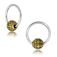 Load image into Gallery viewer, Universal Piercing Kugel Ring Edelstahl Brass Kreise - chic - net.de
